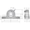 Ami Bearings SINGLE ROW BALL BEARING, 2'' KANIGEN ACCU-LOC STAINLESS PILLOW BLOCK UEMP211-32MZ20 - alternate 2